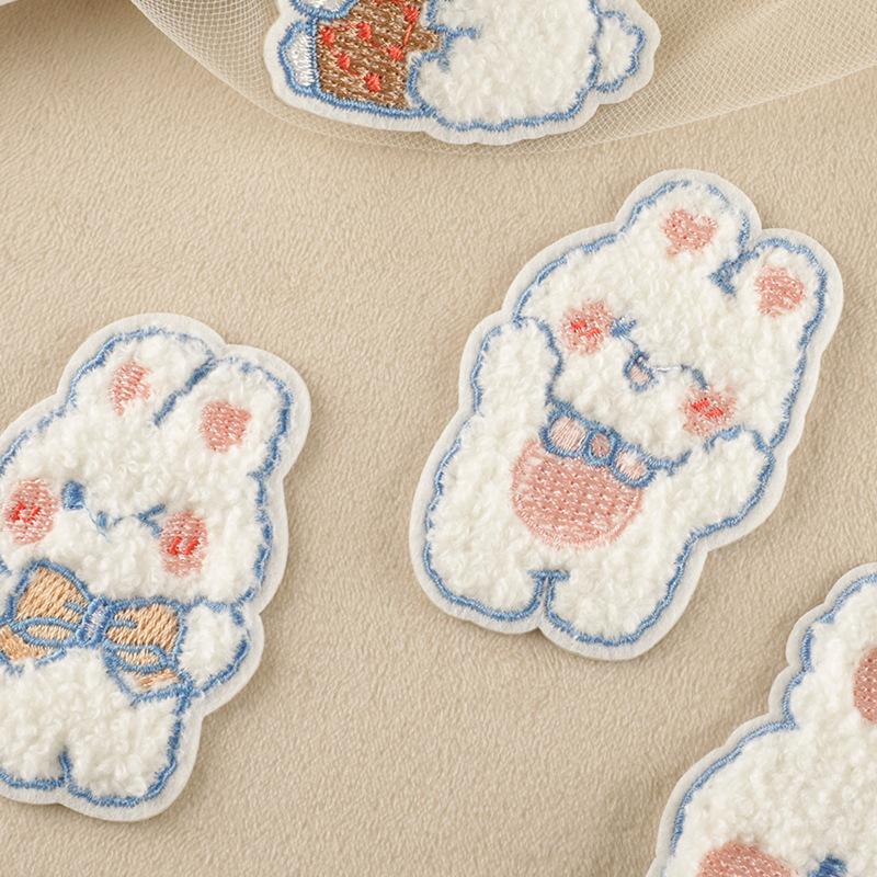 10pcs Colorful Embroidered Patches DIY for Clothes Hats Bags, Vintage Sew-on Badges for Repair or Decoration