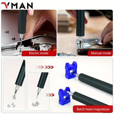 142in1 Cordless Mini Set Electric Screwdriver Set with Type-C Charging,Portable Disassembly Tools Durable Performance Versatile tools gadgets