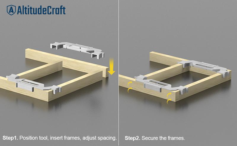 AltitudeCraft Precision Framing 16" Stud Spacer – Professional-Grade Aluminum Jig for Accuracy, Efficiency, and Precision in Carpentry & Construction Projects