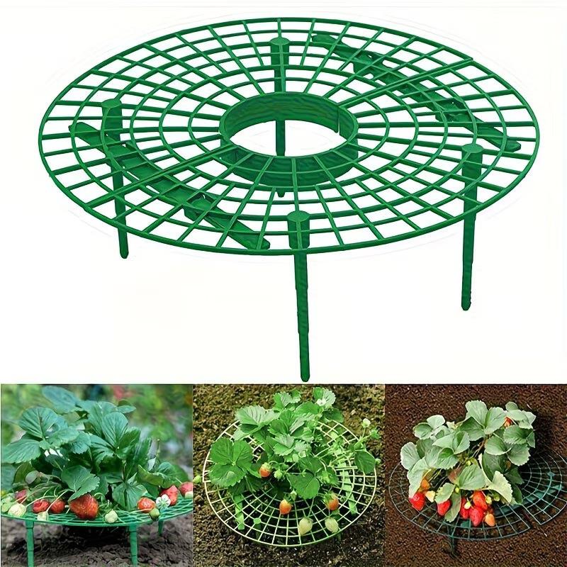 16-Piece Set, 8-In-1 Combo High-Quality Strawberry Planters, Quick Install Design, Multi-Functional Plant Rack for Strawberries & Small Plants