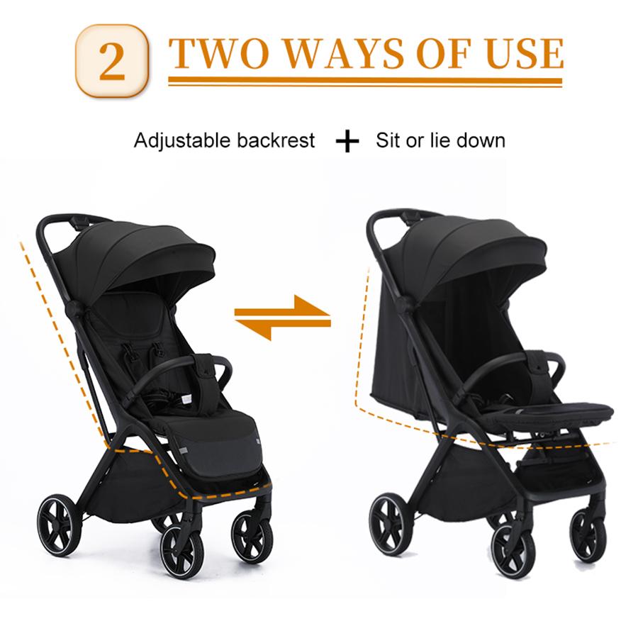 One-click Folding Lightweight Foldable Baby Strollers – Perfect for Travel, Shopping & Daily Walks,Multi-Functional Baby Strollers,Ergonomic Baby Strollers