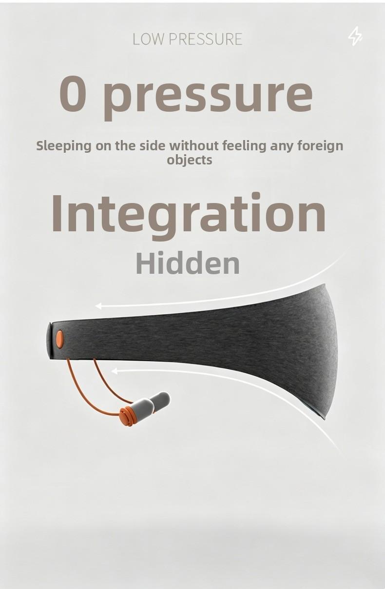 Detachable 3D Sleep Eye Mask And Earplug Integrated, A Must-Have Sleep Aid With Adjustable Soft Eye Protection, Light Blocking, Noise Reduction, And Effective Sound Insulation And Treatment For Insomnia.Suitable For Travel, Camping, Gift Giving.