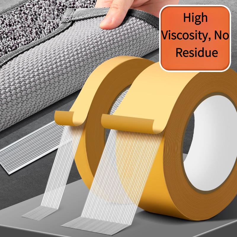 20m Multi-Purpose Double Sided Mesh Tape, High Strength Waterproof No Trace Fixing Tape