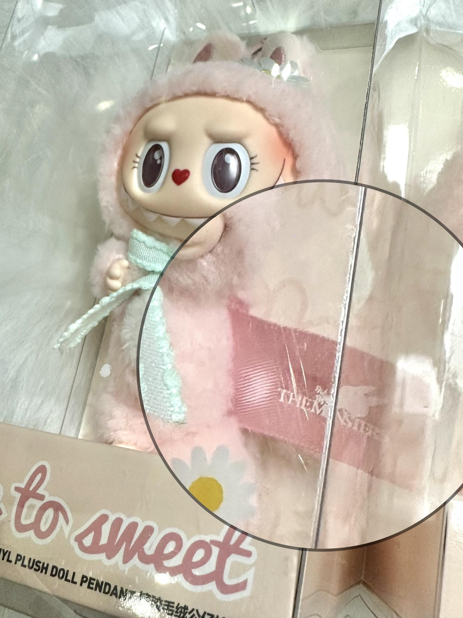 (Cat10019)Mokoko Close To Sweet Vinyl Plush Haning Card and large Dolls