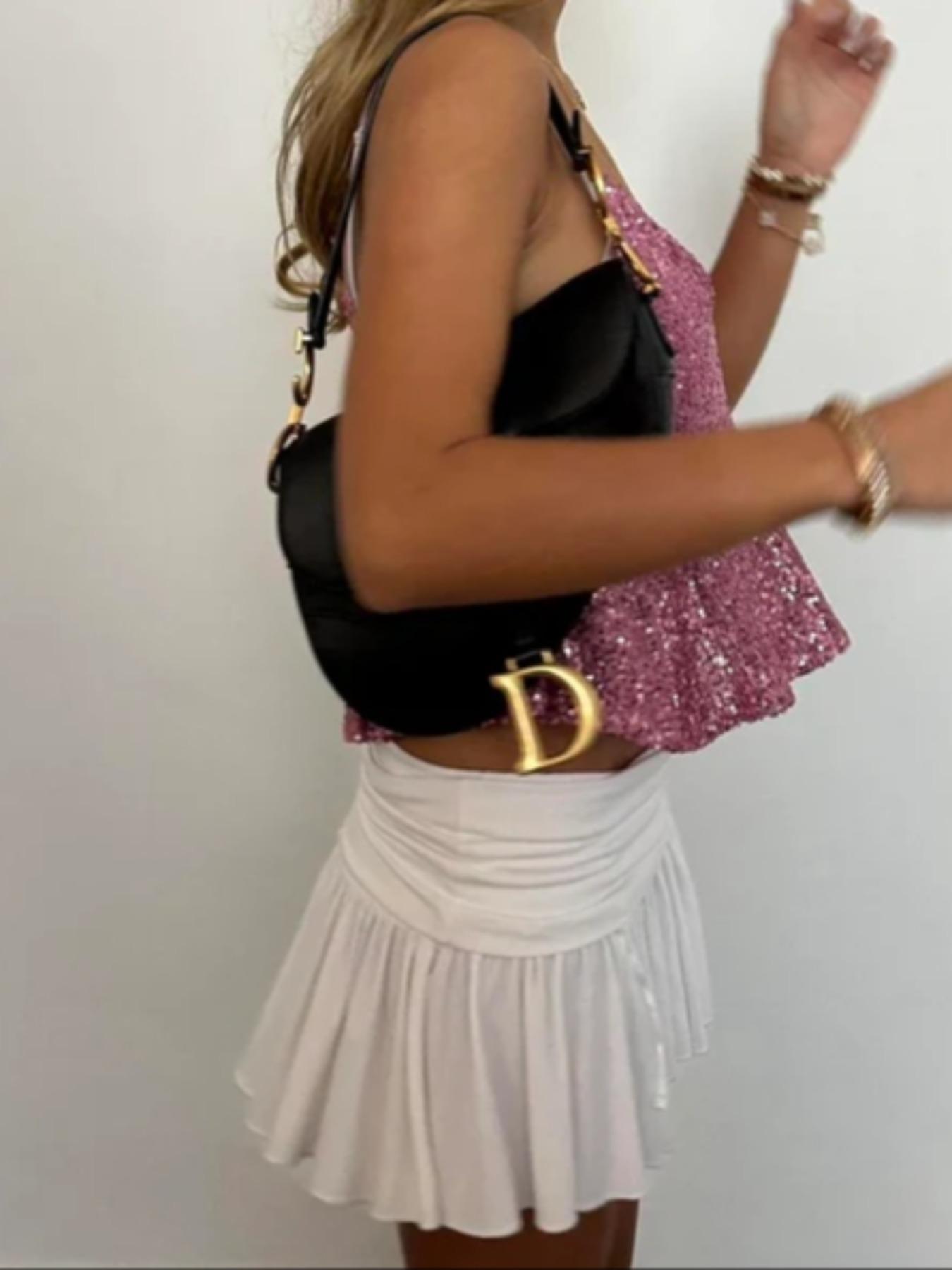 Women's Sexy Sequined Summer V-Neck Halter Top, Light-Ripe Style, Sparkling Backless Vest, Perfect for Parties and Events Women's Sexy Sequined Summer V-Neck Halter Top, Light-Ripe Style, Sparkling Backless Vest, Perfect for Parties and Events