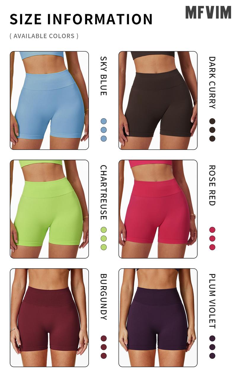 Women's High Waist Sports Shorts, Breathable Comfortable High Stretch Skinny Shorts, Gym Shorts, Ladies Sportswear for Indoor Outdoor Wear, Workout Clothes, Athletic Shorts, Activewear