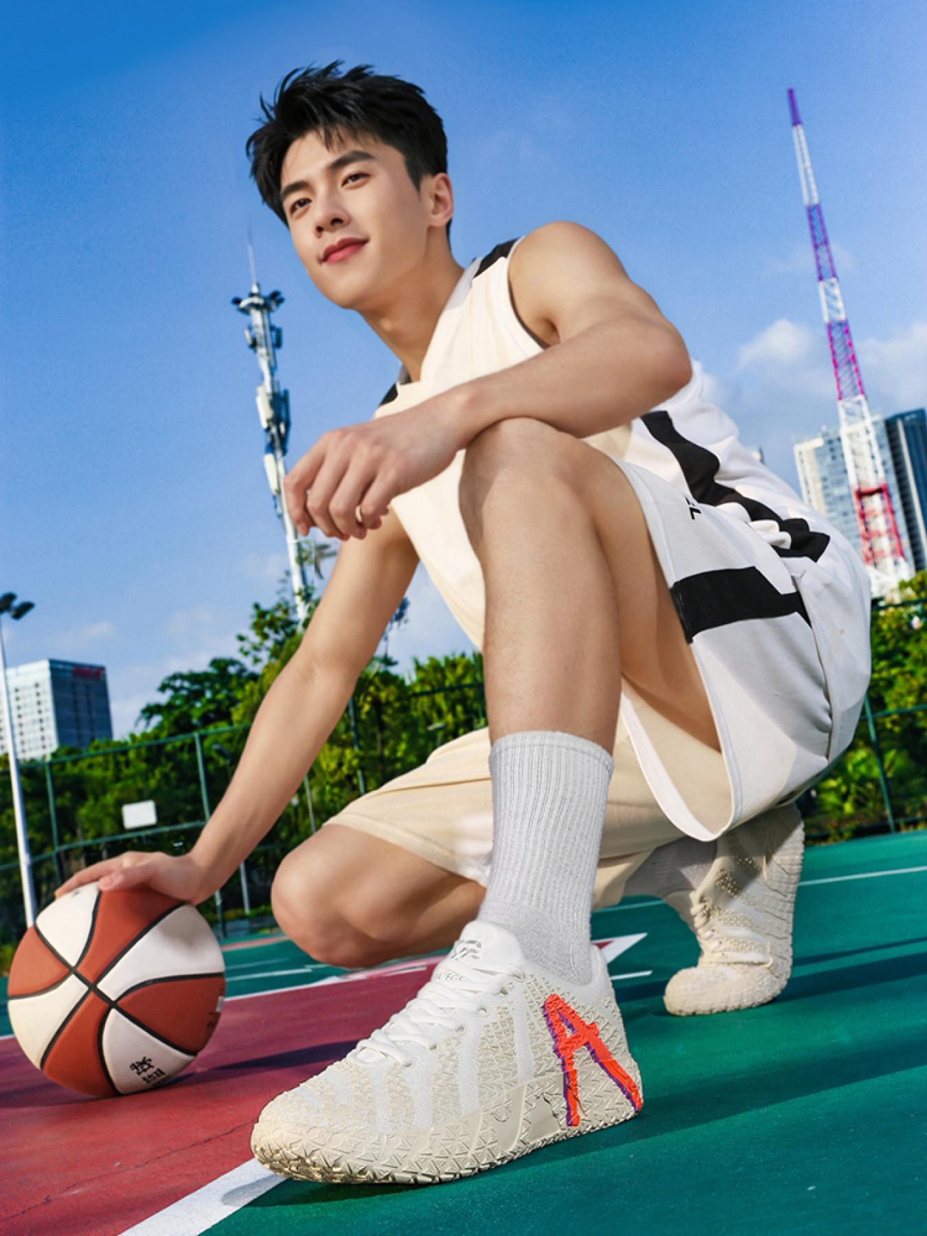 1 Pair Multi-color Outdoor Practical Basketball Shoes - KPU Upper + High-elastic Cushioning + Rubber Outsole, For Outdoor Basketball Competition & Daily Styling, Strong Wrap, Anti-slip & Wear-resistant