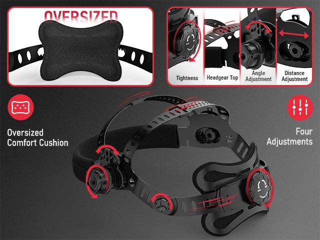 YESWELDER LYG-M800H True Color Auto Darkening Welding Helmet | Large 3.93"x3.66" View, 4 Arc Sensors Welding Mask | Wide Shade 3/5-13 Hood for TIG MIG ARC Grind YESWELDER LYG-M800H True Color Auto Darkening Welding Helmet | Large 3.93"x3.66" View, 4 Arc Sensors Welding Mask | Wide Shade 3/5-13 Hood for TIG MIG ARC Grind