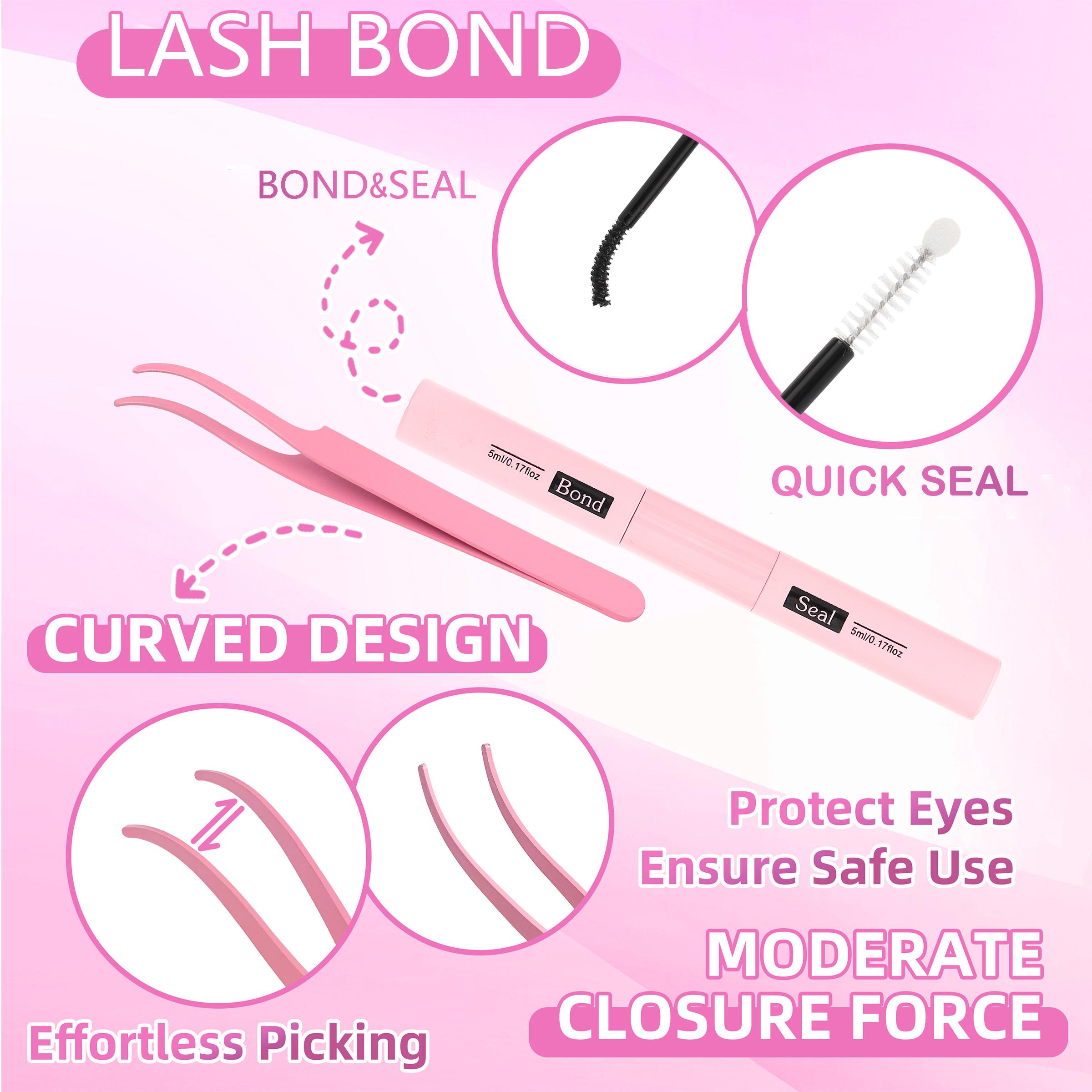 520 Pcs Volume Lash Clusters Kit 60D+80D Thick Volume Lash Extension Kit 12-20mm Wispy Individual Lash Kit with Seal, Remover, Lash Applicator, Eyelash Extension Glue, Eyelash Tools for Beginners and Proficient, DIY at Home Easily