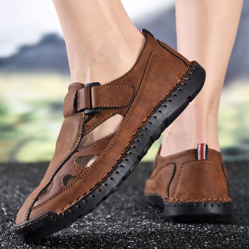 Men's Summer Casual Sandals Outdoor Comfort Slip Resistant Fisherman Shoes Hiking Sandals
