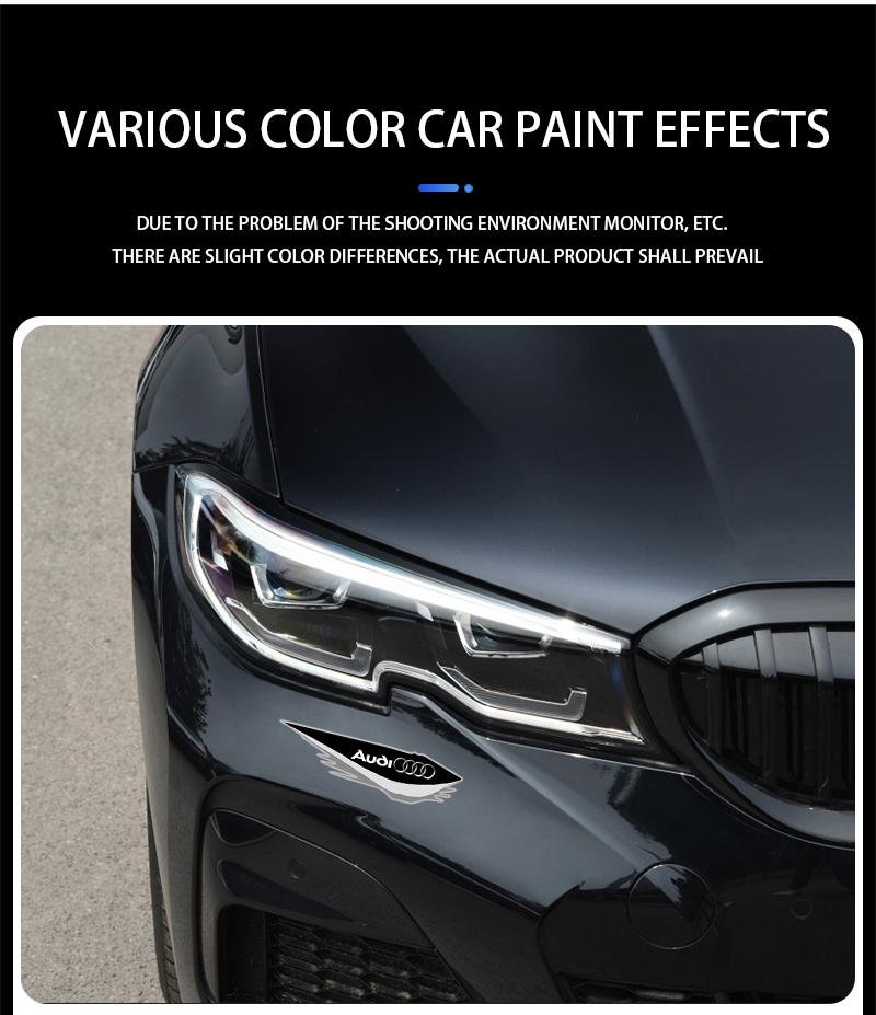 Car Body Decal Stickers Styling Emblem Accessories For Audi Q7 A8L A5 A6 A7 Q8 A4 SQ7 S4 S8 S6 S7 S5 S3 SQ5 e-tron Q5 Q3 Q6 SQ6 SQ8 Q4 SQ2 A3 TTS Q2 A8 S1 A1 Quattro