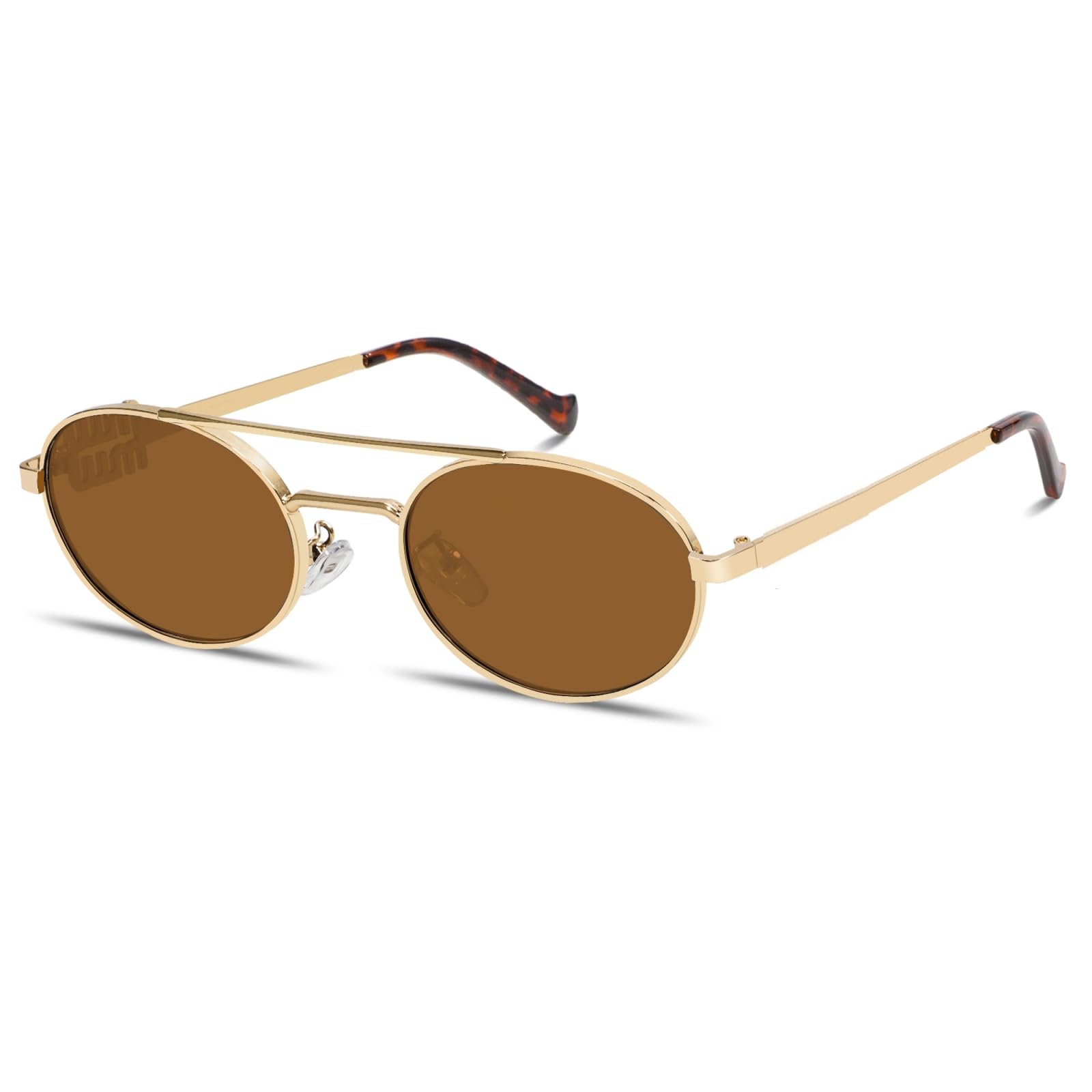Retro Oval Metal Sunglasses for Women, 2025 Trendy Chic 