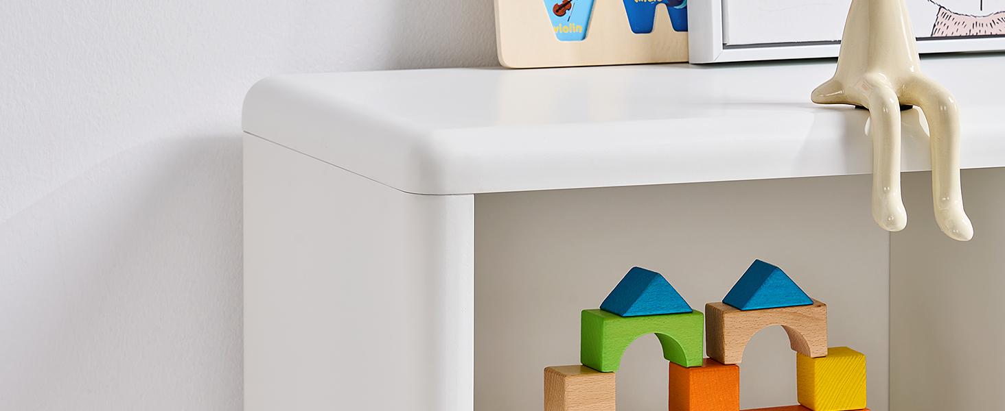 【Valentine's Day Gift】ONBRILL Toddler Stuffed Animal Zoo, Toy Storage Organizer for Playroom, Plush Toy Organizers and Storage, Book Shelf for Kids Rooms, Elastic Band Child Bookcase, Toy Shelf with 8 Storage Cubbies