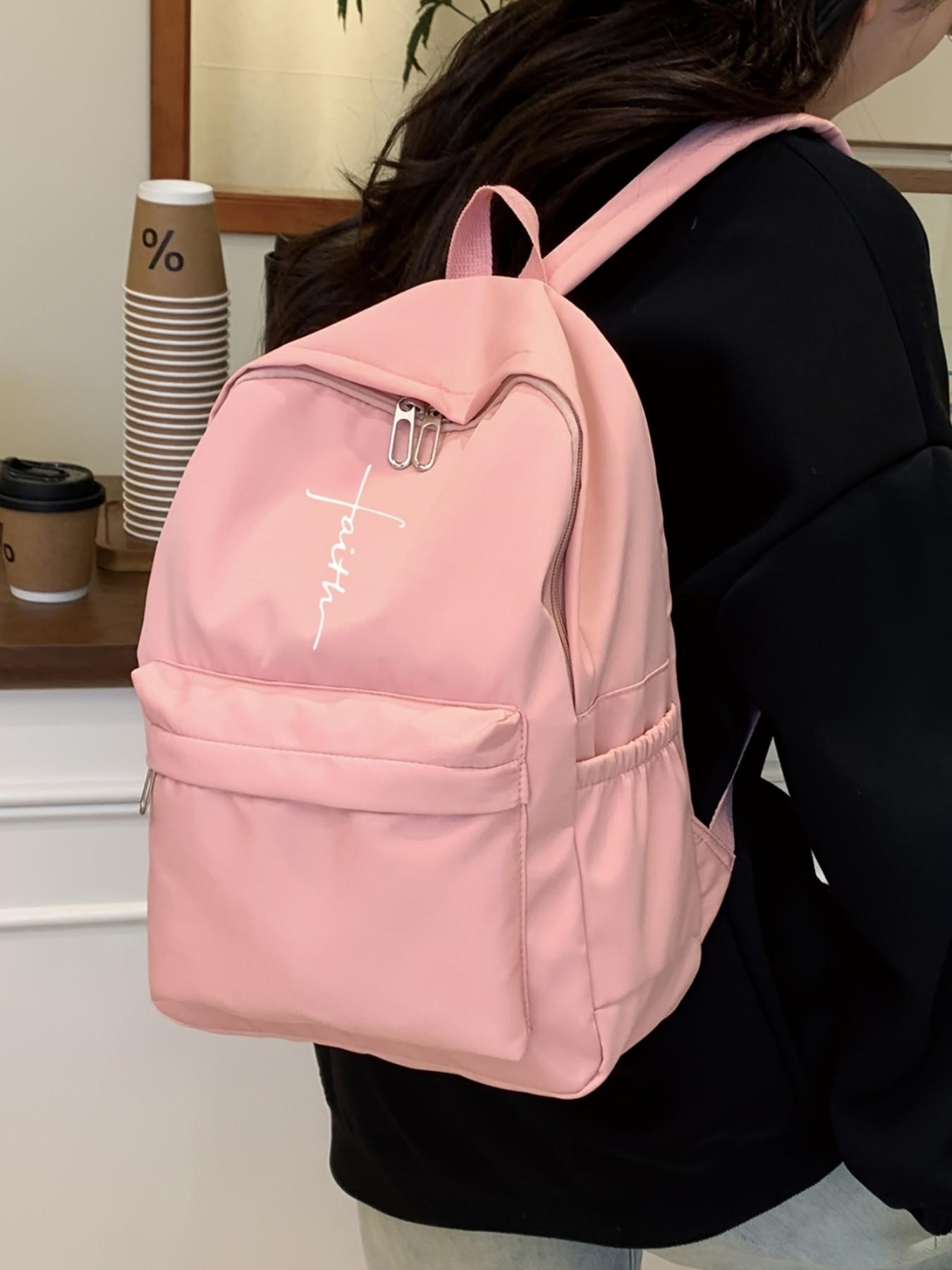 2D Cross-Print Backpack, Casual Minimalist Design, Ample Storage, Suitable for Men and Women, Everyday Use, Outings, Commuting, Travel, Travel Backpacks, Daily Backpack, Birthday Gift