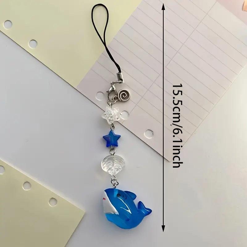 Cute Shark Design Phone Chain for Smartphone, Creative Cell Phone Decorative Lanyard, Fashion Phone Charm for Women & Girls, Phone Accessories, Mobile Phone Decoration Accessories, Phone Wrist Strap