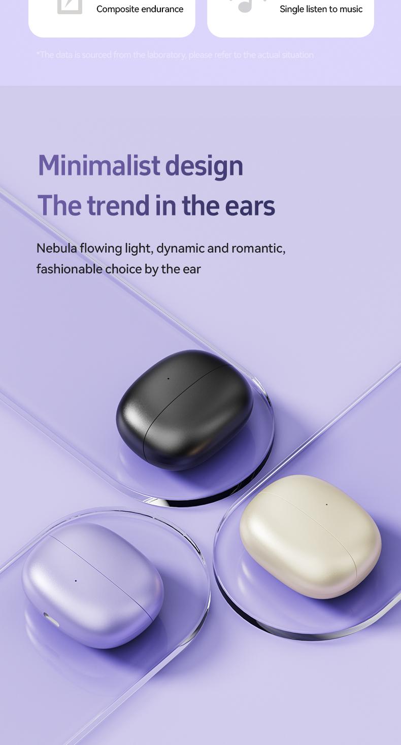 MUPUSONG Open Earbuds Air Conduction Wireless Bluetooth 5.4 Clip On with Microphone 42H Playtime Sports Running Exercise Eyeglass Wearers Audio Headphone Black