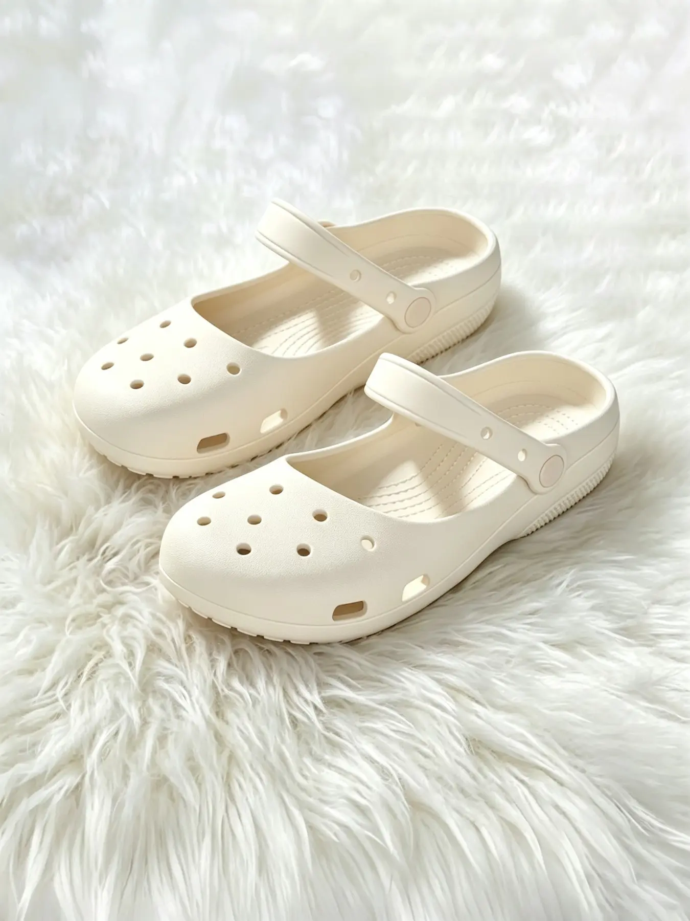 Elegant Ballet-Style Holey Shoes, New Lightweight Mary Jane Slip-Ons, Versatile Home & Commute Sandals, Summer Flats, Comfortable Beanies