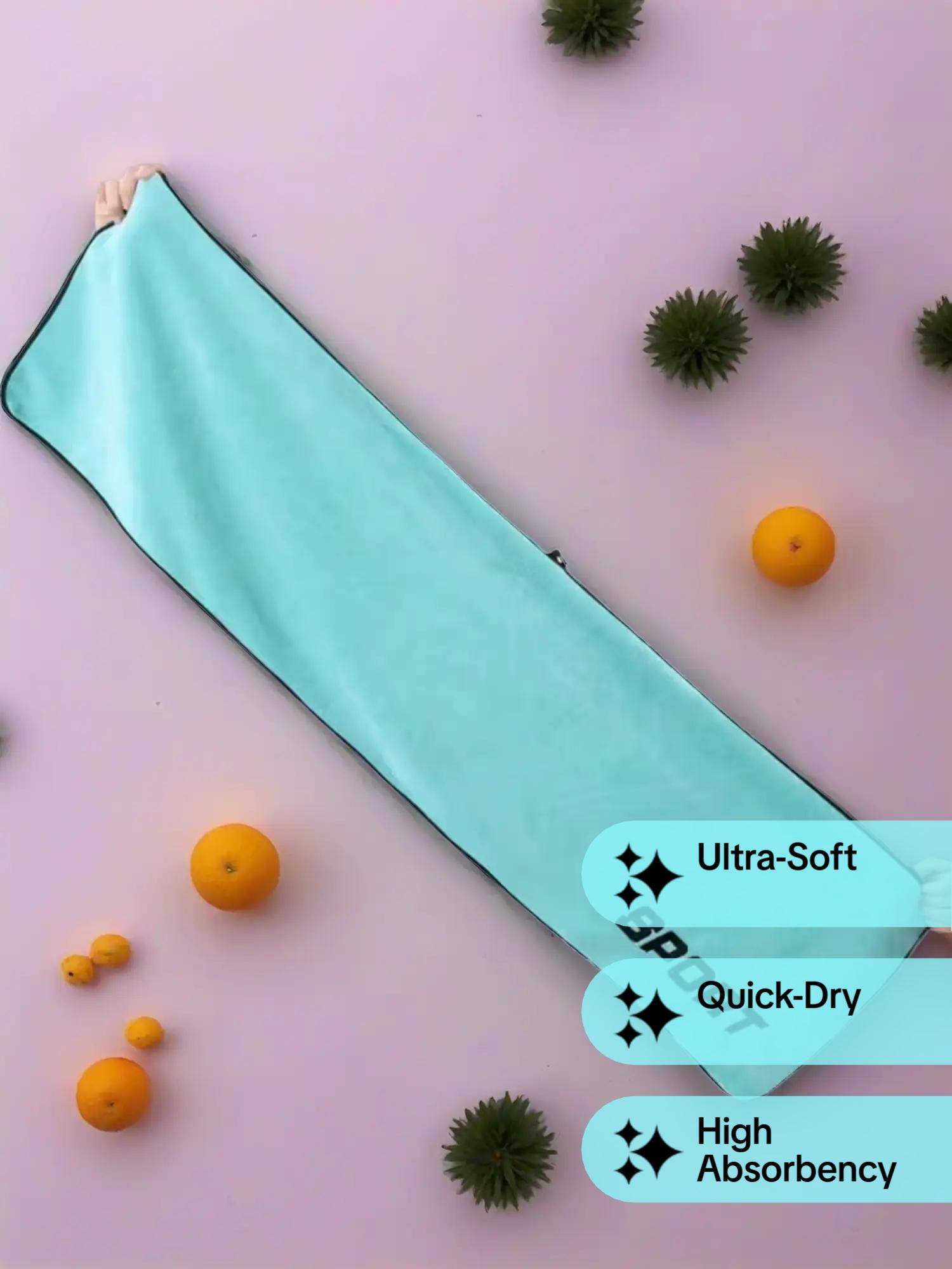 Ultra-Soft Microfiber Sports Towel for Adults, Quick-Dry High Absorbency Gym and Yoga Towel, Modern Design for Fitness Running Outdoor Activities