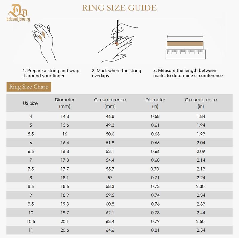 Delzzad 18K Gold-Plated Hip Hop Style Unisex Circle Ring VVS Synthetic Moissanite Ring Band S925 Christmas Gift For Men Women