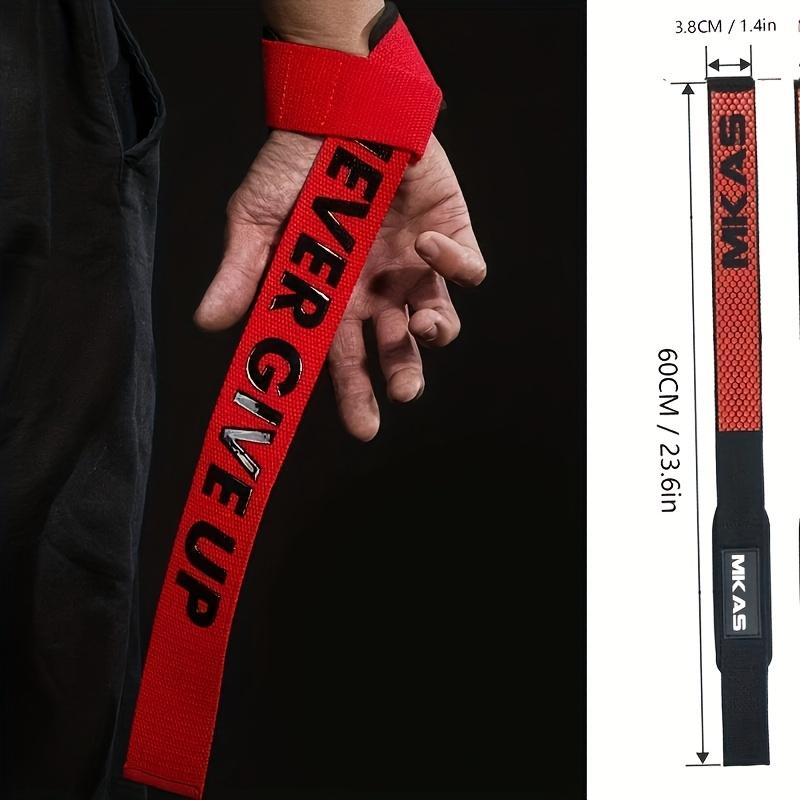 Gym Lifting Straps, Deadlift Straps, Fitness Gloves, Anti-slip Hand Wraps, Wrist Support for Weight Lifting Powerlifting, Fitness Crossfit Barbells