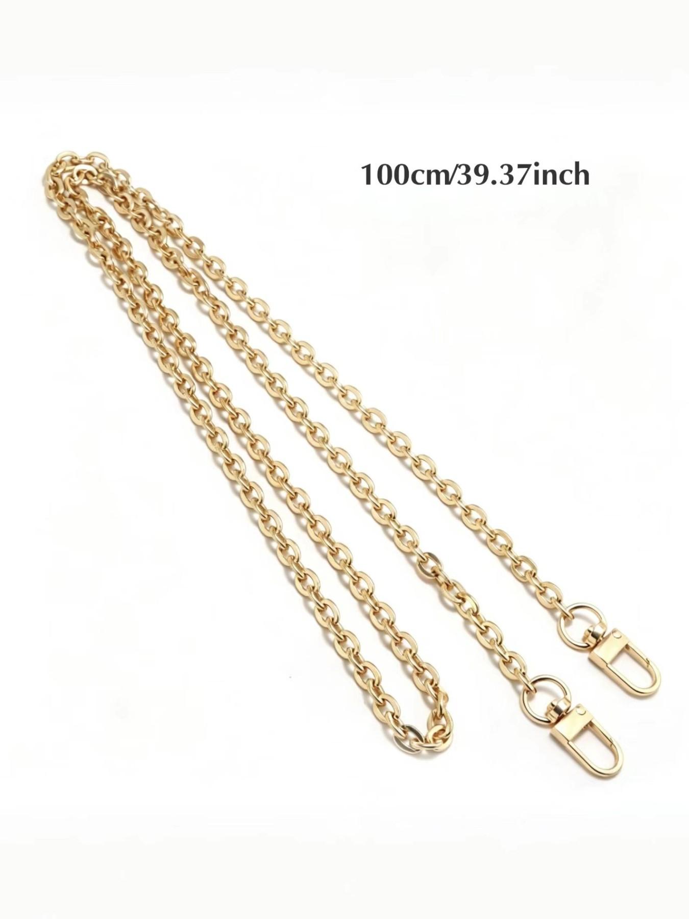 1 handbag shoulder strap, suitable for crossbody bags, golden chain shoulder strap, long chain accessory for mahjong bags, underarm bag chain replacement shoulder strap