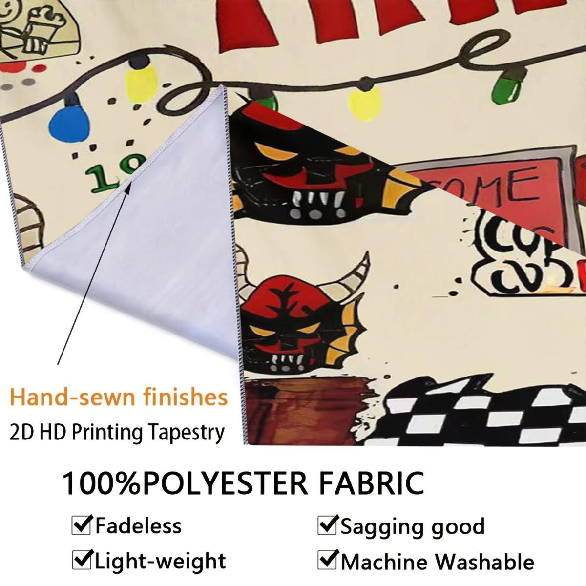 1x Stranger Things Party Backdrop Banner Tapestry Photo Prop Room Wall Decoration Fan Gift Party Supplies Use As Curtains, Tablecloths, Dorm Decor, Picnic Sheets, Blankets, Or Sofa Covers