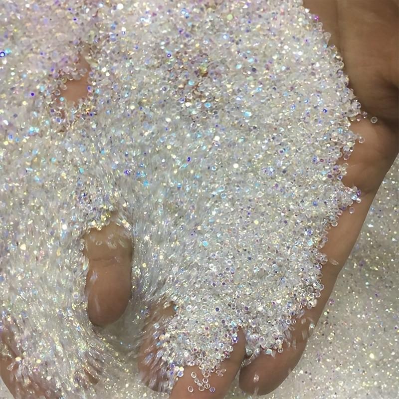 1200 Mini Rhinestones, Odorless Shiny Synthetic Gems, Ideal for Nail Art, Clothing, DIY Crafts, Micro Glitter Stones for Fashion Design