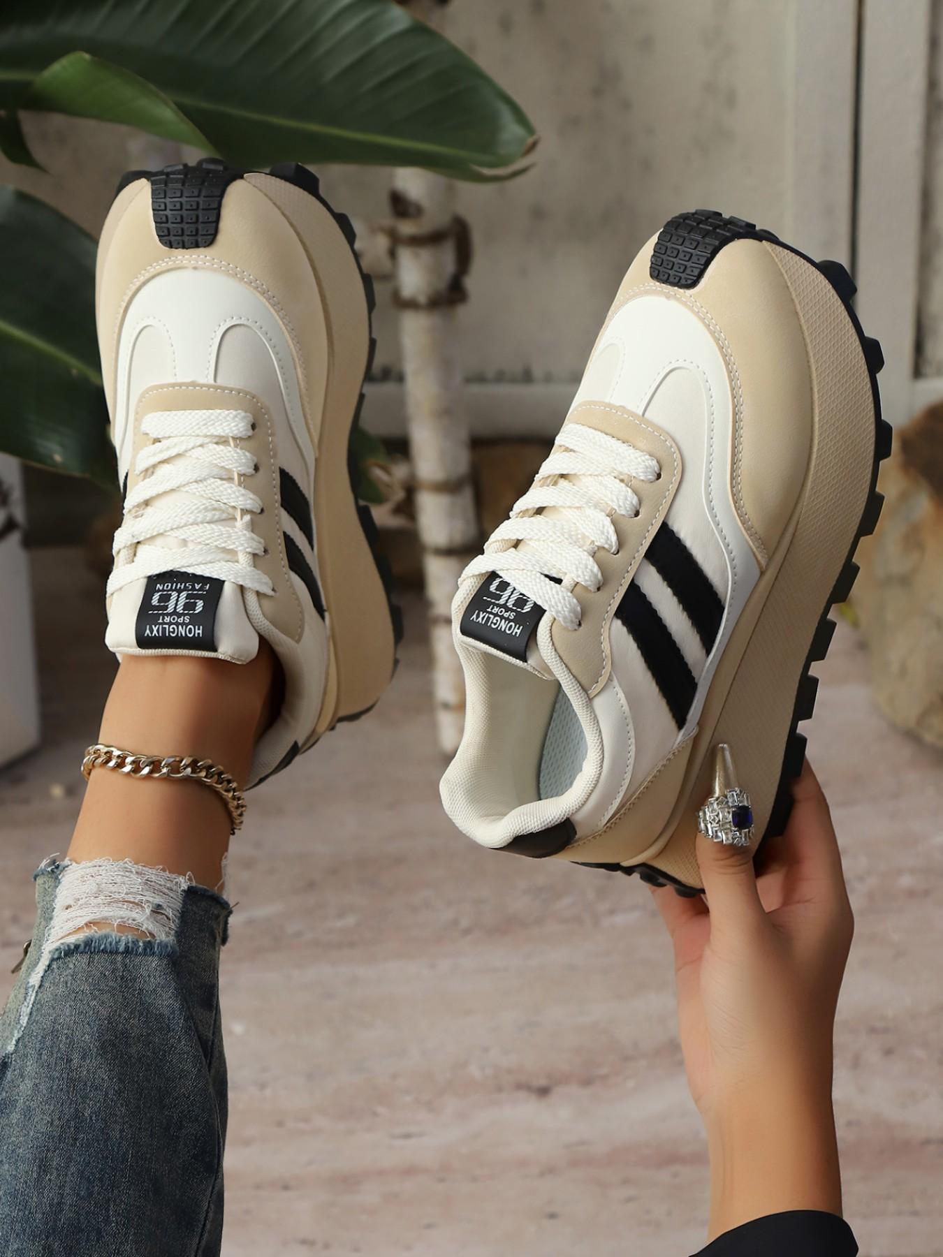Women's High Top Sneakers, Sneakers Fashion Footwear, comfortable with fleece lining and thickened design for cold protection and warmth, winter outdoor boots, simple versatile design suitable for daily wear