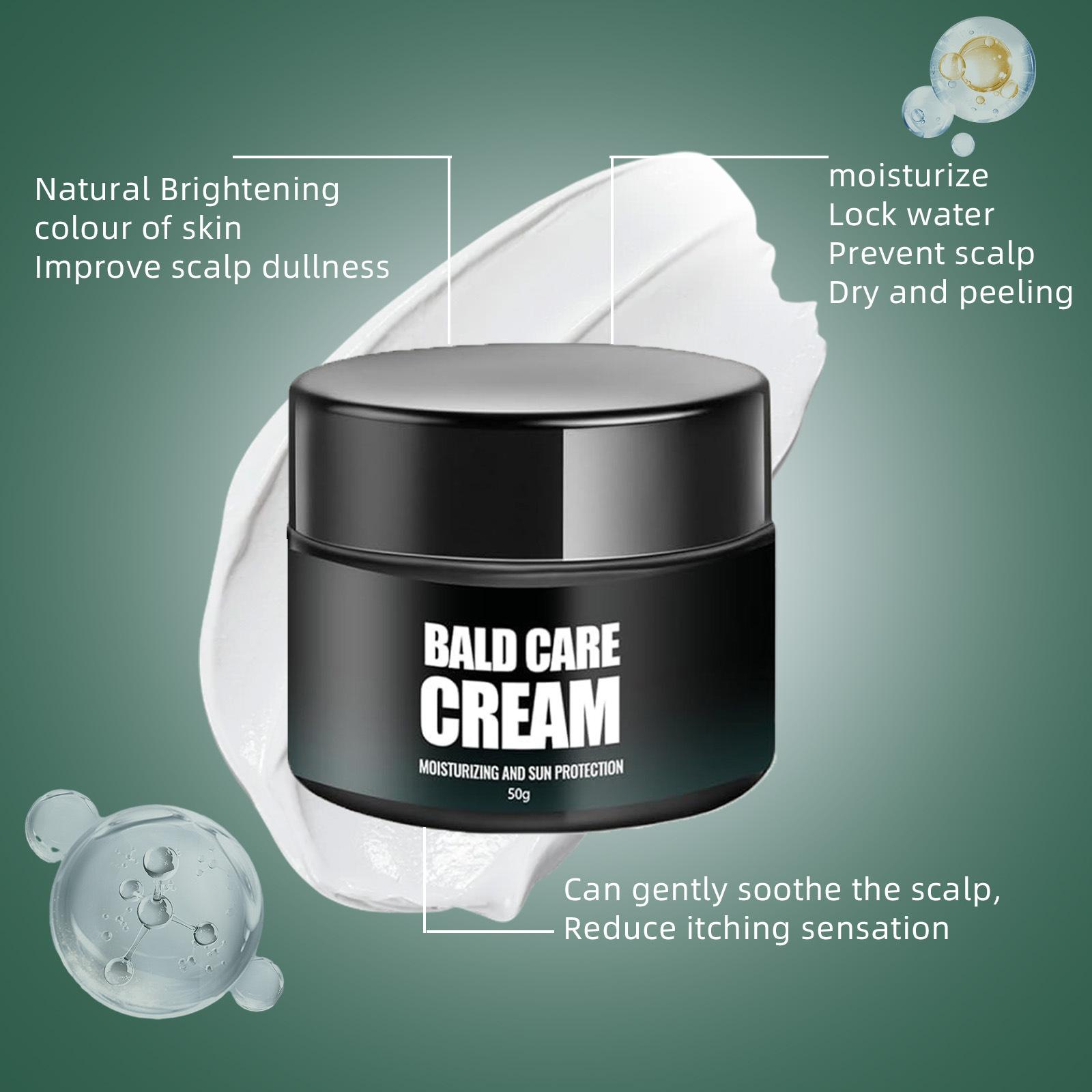 New men's scalp care cream, moisturizing and nourishing shaving and skin care cream 50g