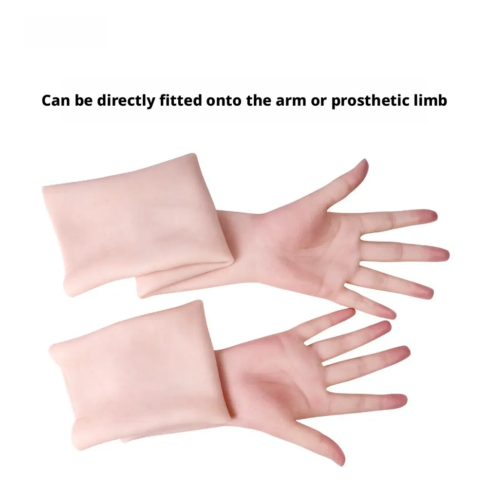 Realistic Silicone Hand Prosthetic Fake Gloves For Scar Covering After Surgery Customizable Artificial Limb For Cosmetic And Daily Wear