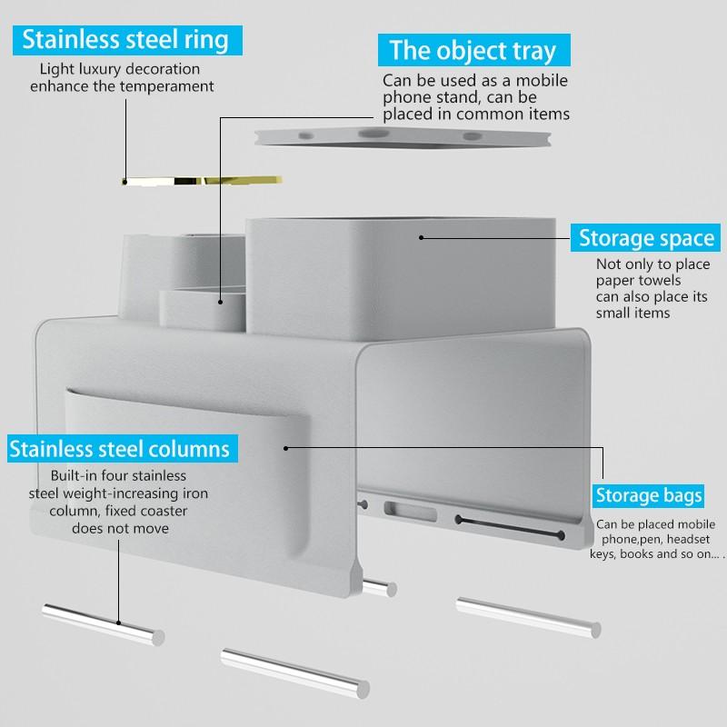 Universal Multifunctional Sofa Armrest Organizer, Silicone Side Pockets & Tray, Remote Control, Phone Storage, Suitable for Living Room and Bedroom