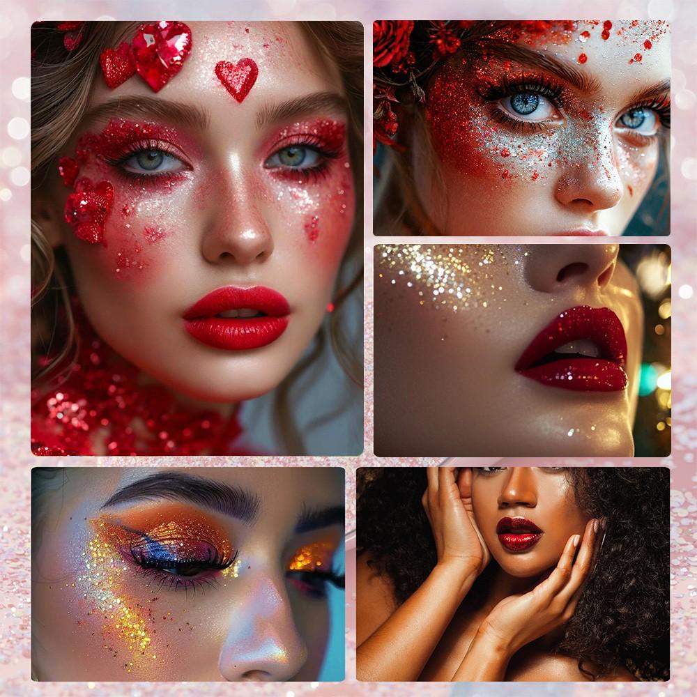 Single Pack Diaoni Magic Party Glitter Stick, Christmas, Easy Application, Long-Lasting Shine, Multi-Use for Face, Neck, Body, Cosplay, Parties, Music Festivals