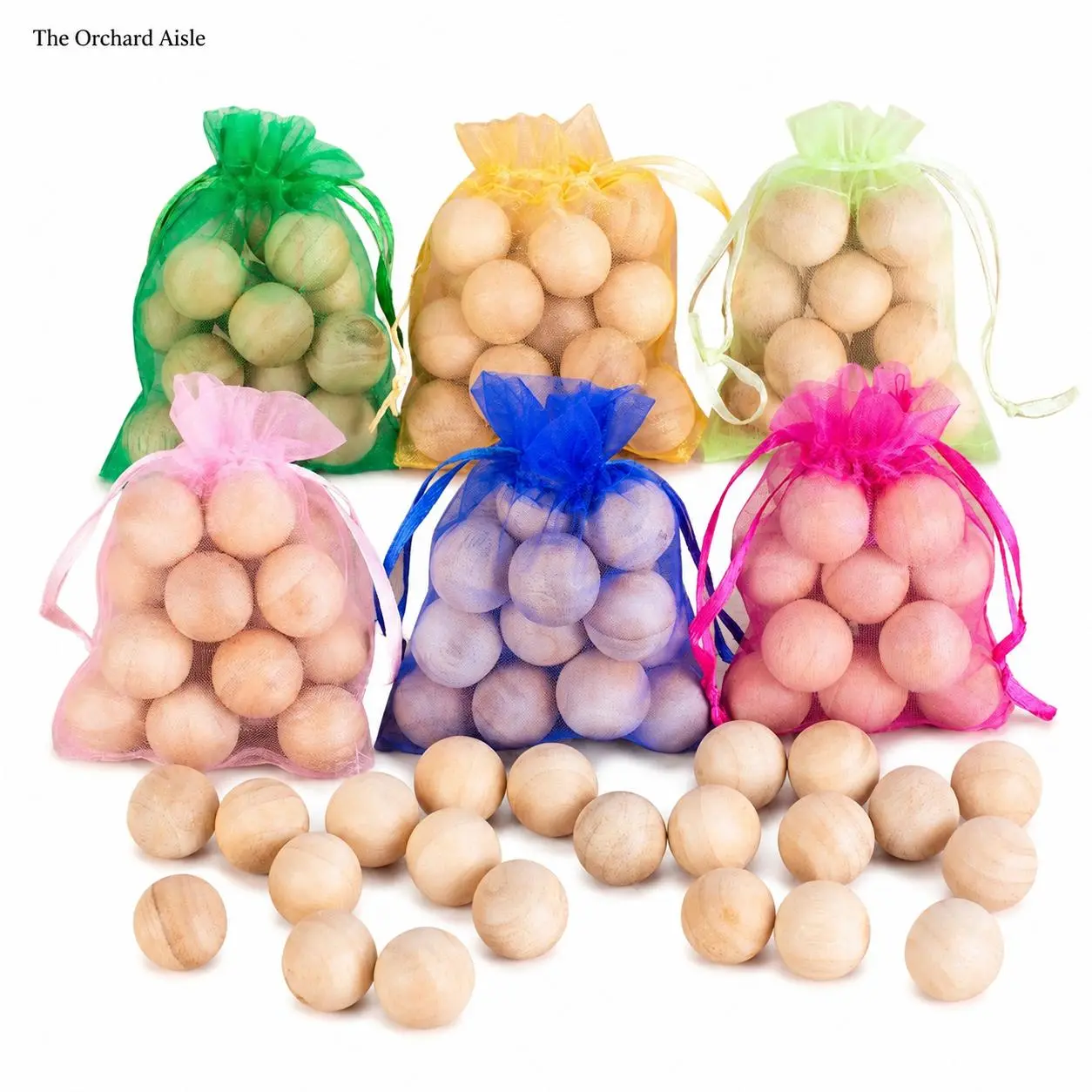 Natural Camphor Wood Scented Balls – 20-Pack, 1.8 cm Diameter, Eco-Friendly Wardrobe & Closet Deodorizer, Moth Repellent, Mildew Resistant, Insect Deterrent for Clothing Storage, Non-Toxic Alternative to Traditional Mothballs