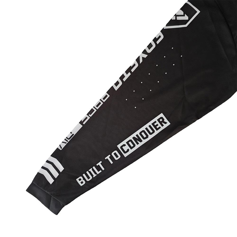 Men's Mountain Bike Long Sleeve Cycling Jersey Sun Protection Breathable Quick-Dry Printed MTB Riding Set Motorcycle Off-Road Rider Sport Top Athletic Activewear Cycling Racing Jersey Comfortable Elastic Lightweight Sports Jersey, Sports Apparel