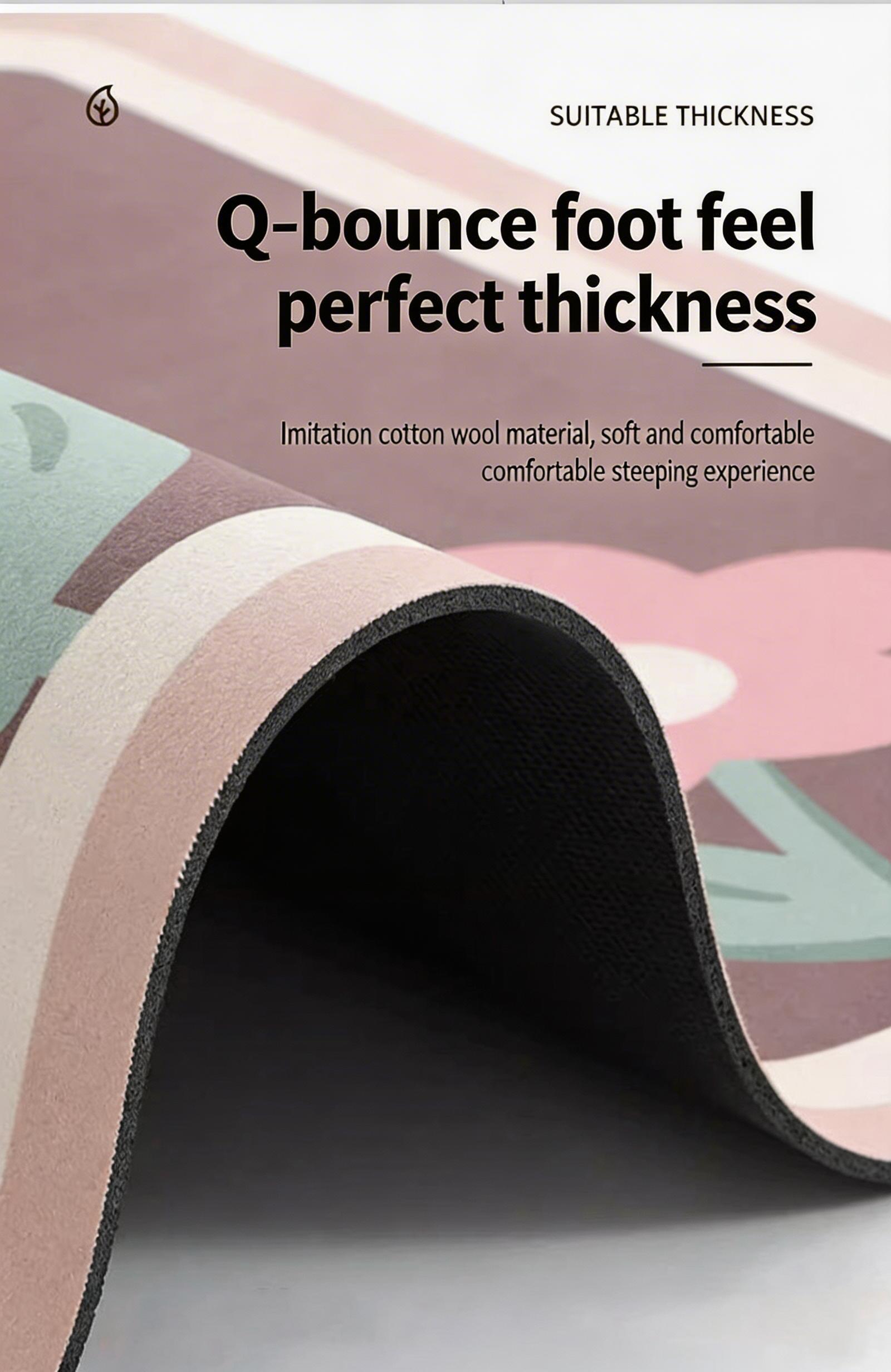 Funny S-SSpongeBob SquarePantsS Floor Mat Eco Friendly Diatomite Antibacterial Odor Resistant Floor Mat Super Absorbent Quick Drying Non Slip Washable Bath Rug for Kitchen Bathroom Shower Home Decor