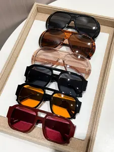 6 Pairs Classic Y2K Women's Sunglasses, Trendy Casual Sunglasses, Lightweight Durable Sunglasses, Perfect for Driving, Shopping, Beach Vacations, Stylish and Versatile Eyewear Accessories