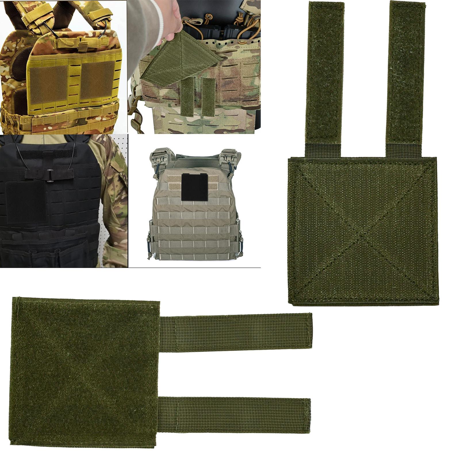 2 PCSinchMolle Tactical Bag Patch Panel Accessory, Hook and Loop Patch Display Board, Molle Compatible Panel for Badges, Insignia, and Tactical Patches, 4"x4"inch/10x10cm