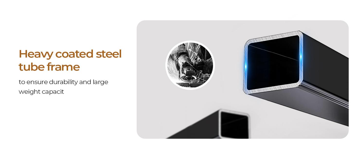 SEDETA 74.8-Inch Gaming Table with LED Lights and Storage Shelf, Computer Table with Monitor Stand Ergonomic gaming desk Gamer Desk standing desk