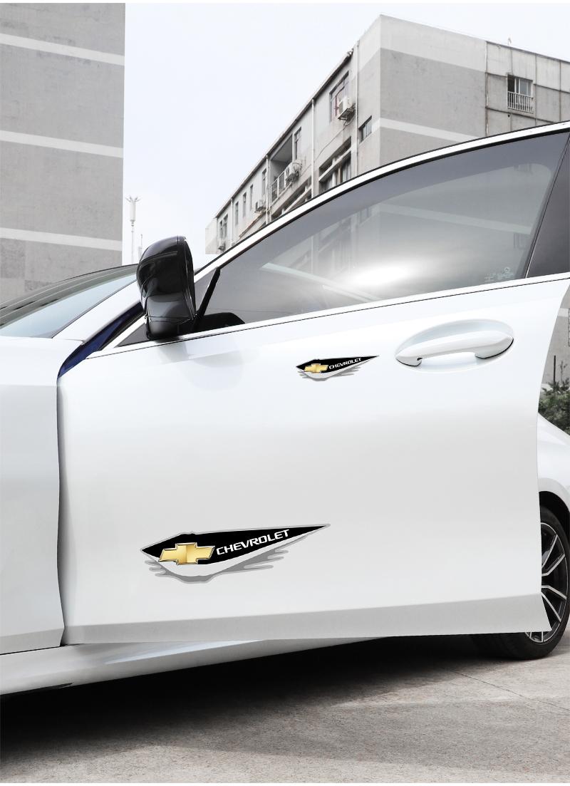 Car Body Decal Stickers Styling Emblem Accessories For Chevrolet Cruze Malibu Colorado Suburban Equinox Blazer Trax Camaro Spark Bolt Captiva Silverado Tahoe SS Impala Spin Onix Cobalt Traverse Montana