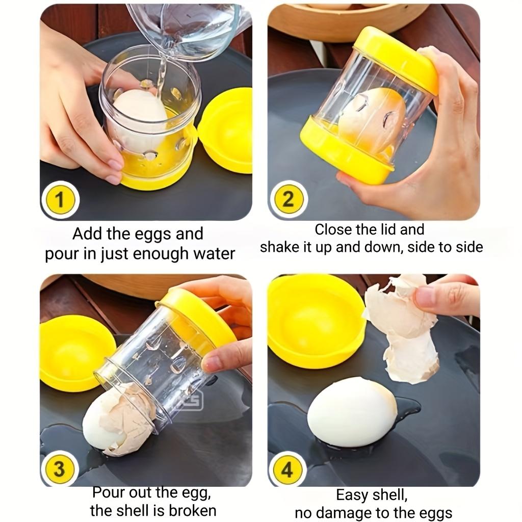 Handheld Eggshell Separator for Peeling Boiled Eggs, Kitchen Utensils Gadgets