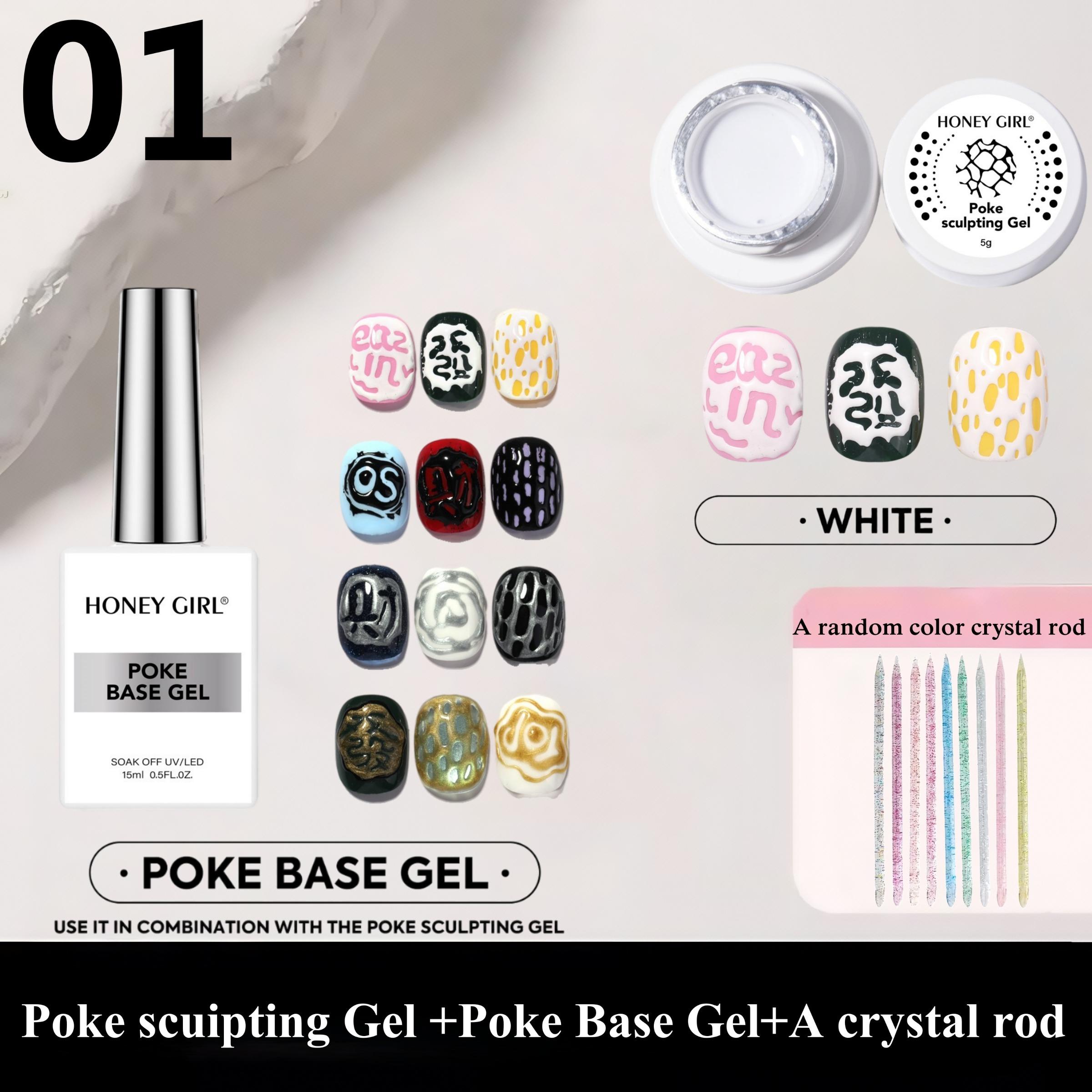 New Nail Art Stamp Set, High Saturation Stamper Gel with Base Coat & Dual-Head Tool, Creative DIY Design Kit, Perfect Salon Gift