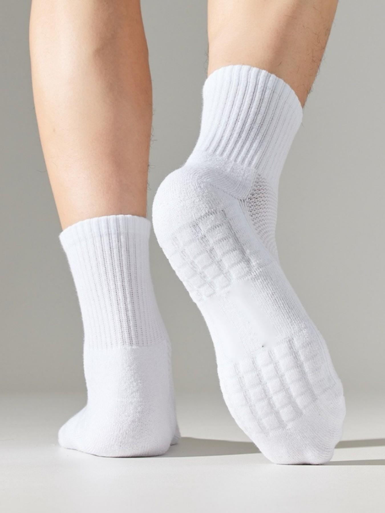 10 Pairs Pure Mesh Crew Socks, Unisex Mid-Calf Summer Business Sports Socks, Sweat-Wicking Comfort, All Seasons Casual Style