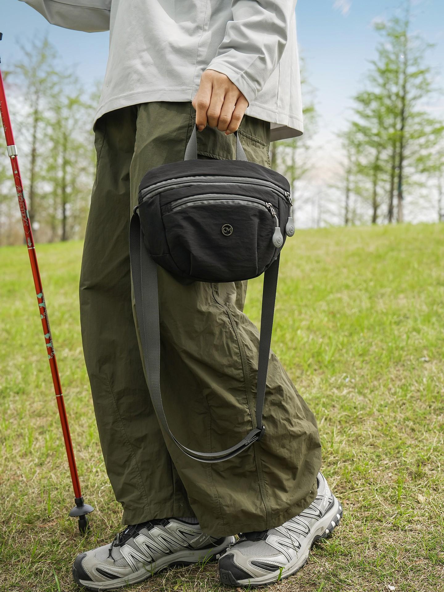 Unisex Nylon Satchel Bag, Colorblock Design, Lightweight Casual Shoulder Crossbody Bag, Ideal for Outdoor Shopping & Daily Use