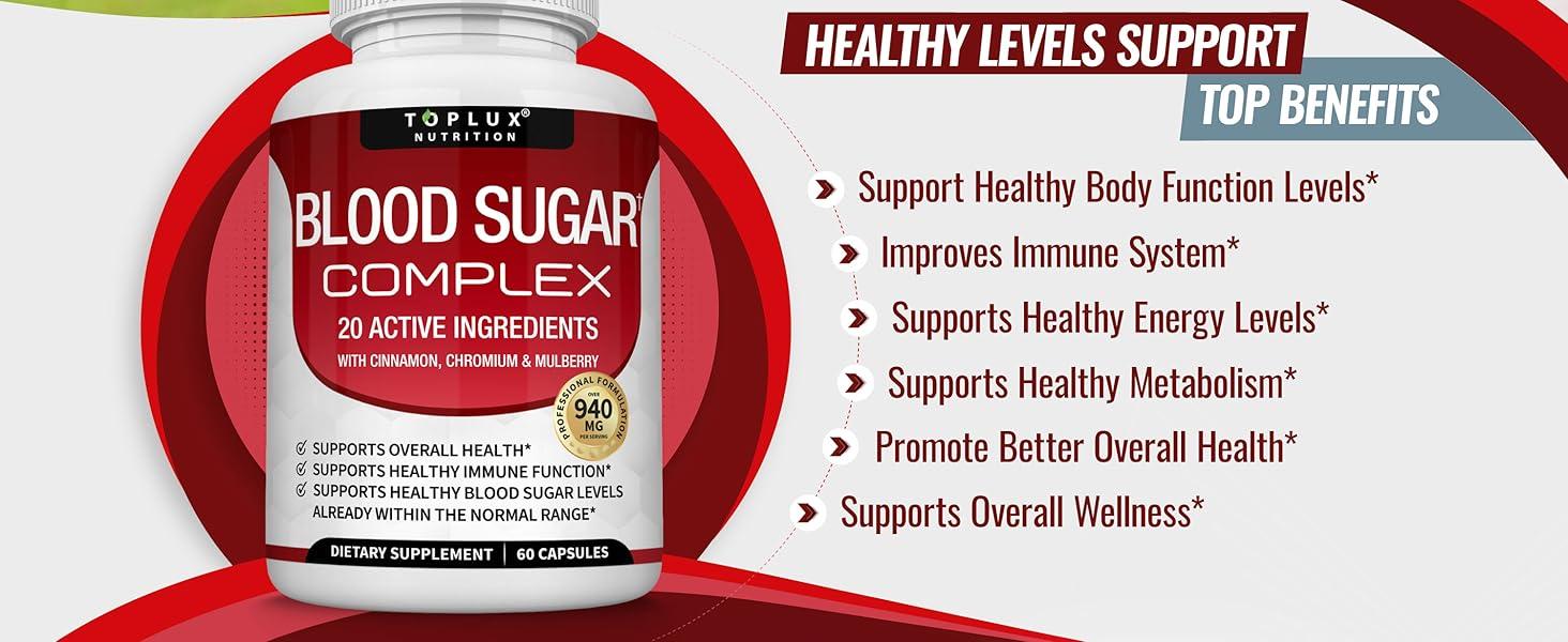 3 Bottles BloodSugar Complex -60 Capsules with ChromiumCinnamon & Mulberry for Healthy Sugar Levels &Immune Support - Dietary SupplementHealthcare Edible Fitness Vitamin plant-based wellness | Non-GMO | Daily nutrient support | Gluten-Free Formula 3 Bottles BloodSugar Complex -60 Capsules with ChromiumCinnamon & Mulberry for Healthy Sugar Levels &Immune Support - Dietary SupplementHealthcare Edible Fitness Vitamin plant-based wellness | Non-GMO | Daily nutrient support | Gluten-Free Formula