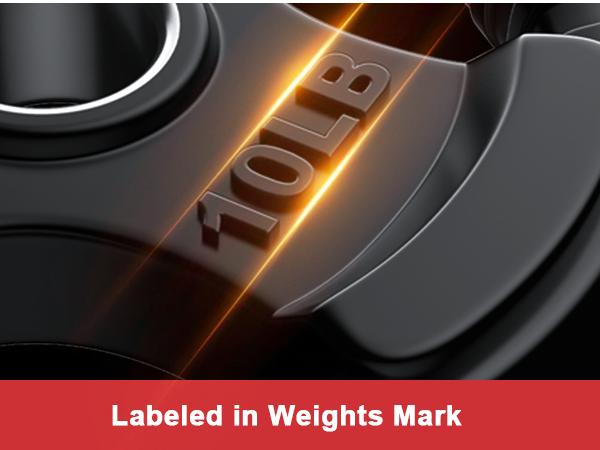 Olympic Rubber Grip Plates for Barbell, 50LBS-190LBS 2-Inch Weight Plates for Weightlifting in Home & Gym SpringStatements