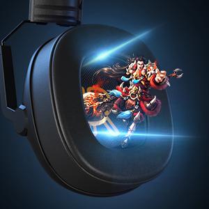 SENZER SG500 Wired  Pro Gaming Headset - Wired Gaming Headsets - PC Headsets -  Folding Headset for PC, PS4, PS5, Xbox One and Switch Audio Earphones Headphones Electronic Earbud