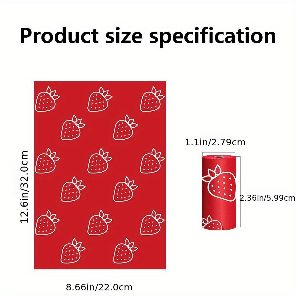 42 Rolls/24 Rolls/8 Rolls (630pcs/360pcs/120pcs)Eco-Friendly Ultra-Thick Dog Poop Bags, Strawberry Scented Leak-Proof Pet Waste Bags,  with Dispenser Gift