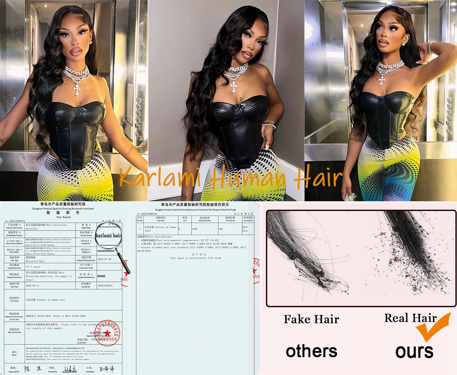 Karlami Hair Burmese Curly Bundles with Spriral End 3c4a Quick Weave Pixie Curly Bundles Human Hair 14-30inch Loose Deep Wave 100% Virgin Body Wave Bundles Sew in Extension Straight Bundles with 5x5 Closure Human Hair Bundles for Women Natural Black