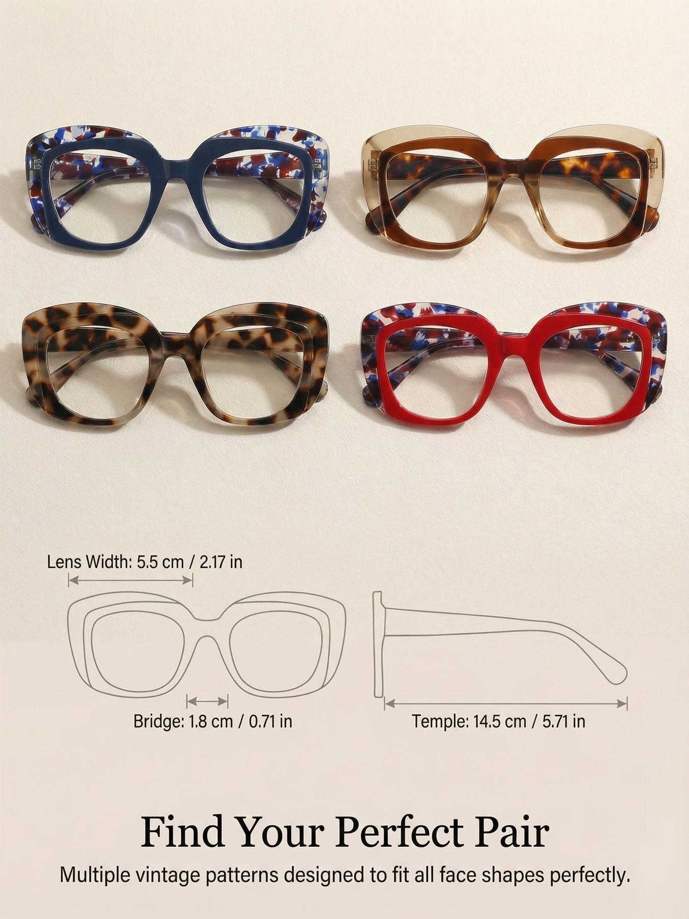 New Fashion Leopard Print Retro Sunglasses, Large Frame Unisex Eyewear, Stylish and Versatile Glasses for Everyday Wear