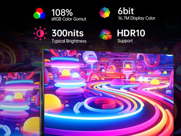 KTC 27-Inch Full HD 1920x1080 Fast IPS 180Hz Gaming Monitor, GTG 1ms Computer Monitor, DP 1.4 & HDMI 2.0 Ports, FreeSync Frameless PC Gamer Monitor, HDR10, VESA Mount, H27F22